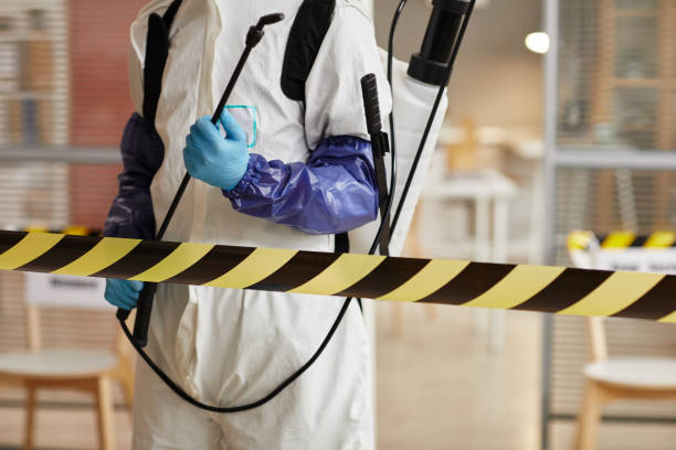 Professional Biohazard technician working in Miller Place, NY